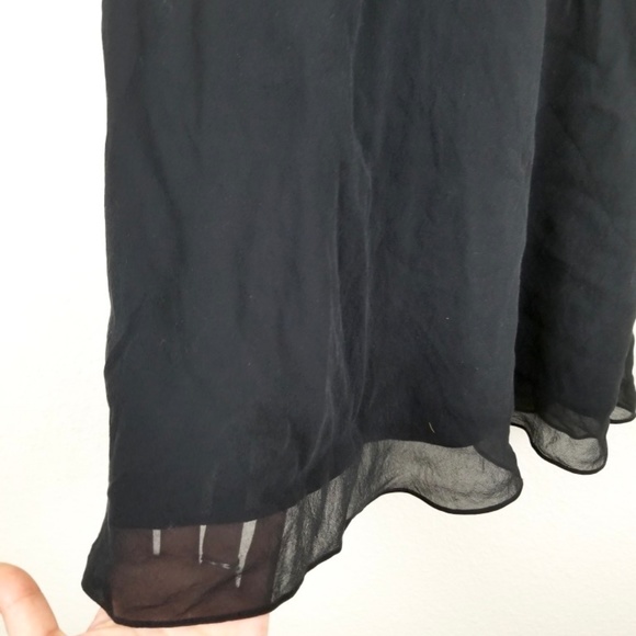 Jones New York Silk LBD Lace Halter Flounce Dress - Picture 6 of 8